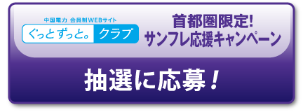 「首都圏限定！サンフレ応援キャンペーン」抽選に応募！