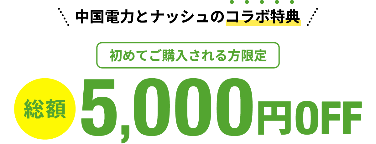 中国電力とナッシュのコラボ特典