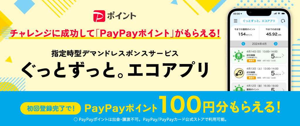 ぐっとずっと。エコアプリ