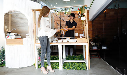 店内の様子