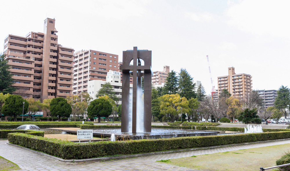 呉市役所に隣接する呉市中央公園