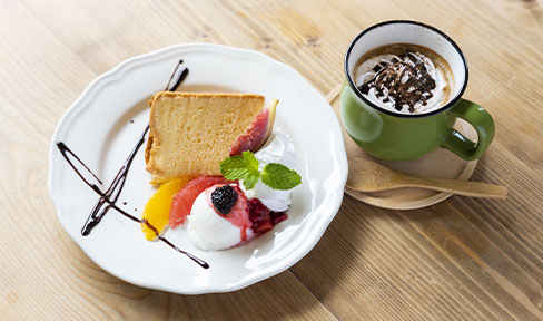日替わりのケーキセット