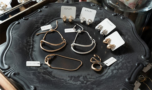 「GOLDY（ゴールディ）」などのアクセサリー