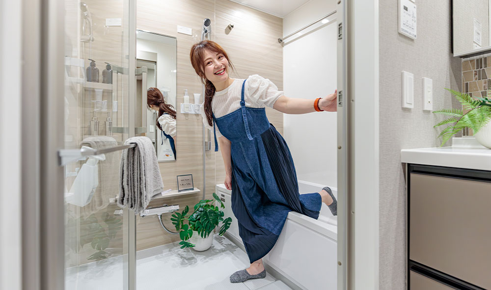 「長く住み続ける」ことを意識した、利便性の高い水回り