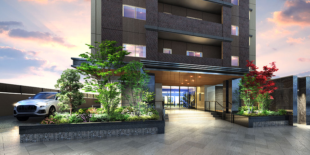 上品な印象に仕上げたアプローチ